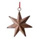 Antique Star Christmas Metal Ornament